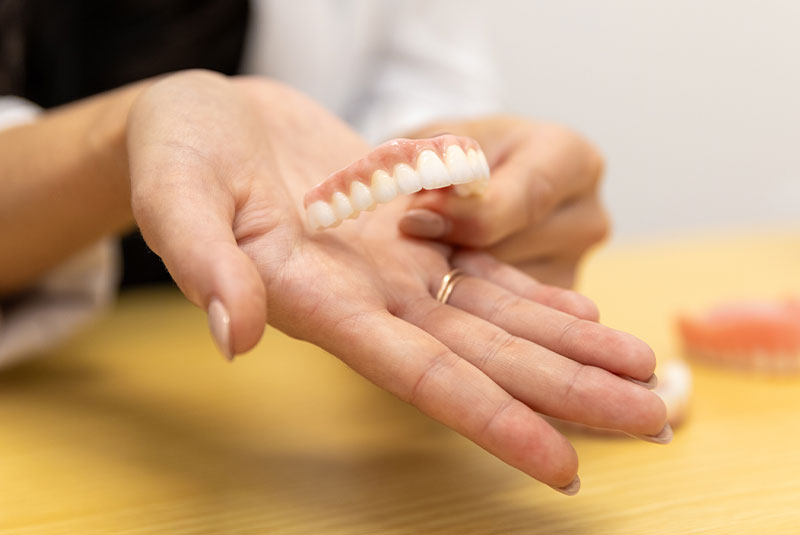 doctor looking for dental full arch