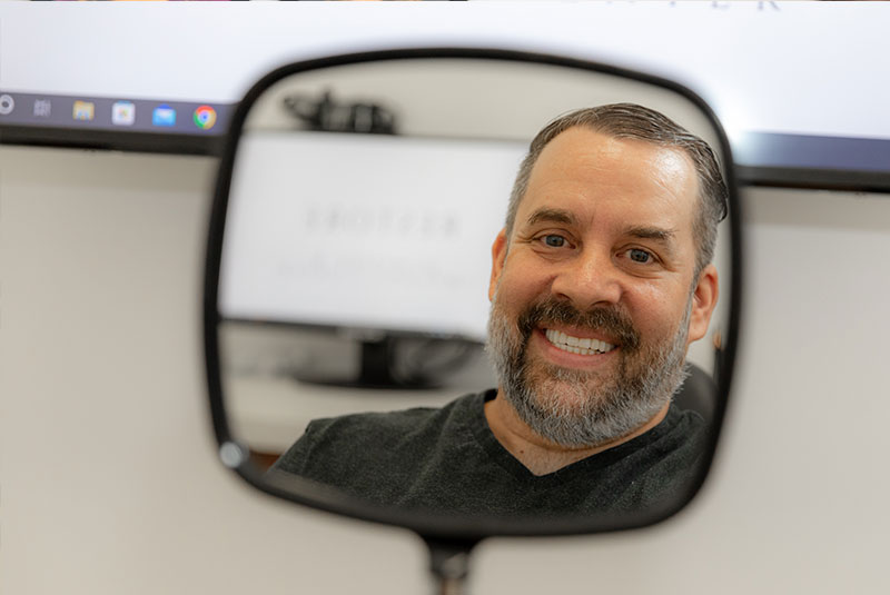 patient smiling after their dental procedure