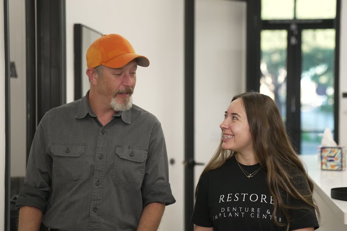 Brian, a Restore patient, sharing their dental implant story